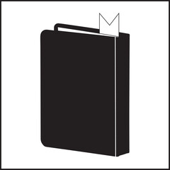 Black Book icon Simple book symbol pictogram  illustration, Cartoon open book and pages. Education concept. Line drawing. Opened books sign store logo. Flying pages. World book day.