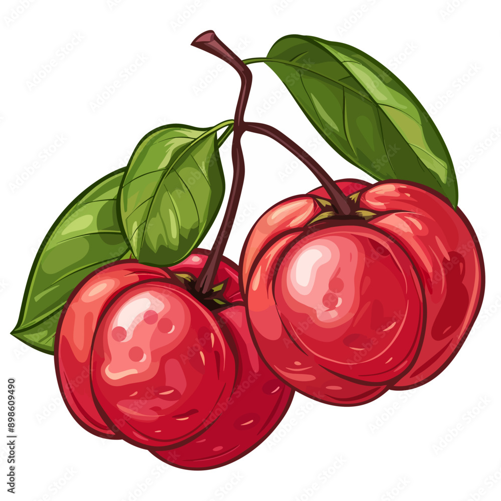 Poster Acerola fruits