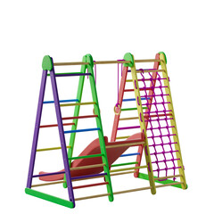 play structure, Childers paying tings, outdoor gym, play area, , no background, different design, png, white background, isolated, abstract, 3d model.