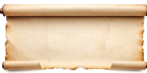 a scroll of old papyrus