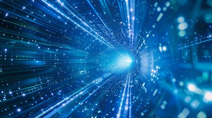 blue gradient, high tech