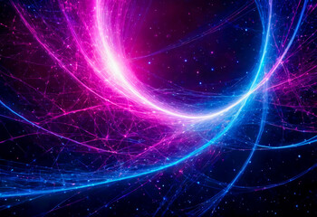 Obraz premium Abstract Neon Lights.