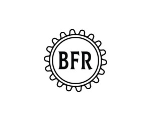 BFR Logo design vector template. BFR logo design.