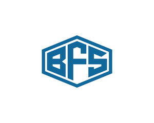 BFS logo design vector template. BFS logo design.