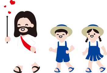 예수님 여름성경학교 사랑 믿음 기도 교회