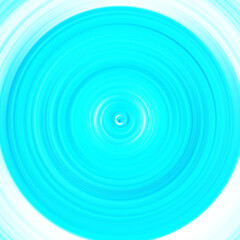 Colorful radial motion effect. Abstract rounded background. Color curves and sphere.