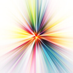 Obraz premium Colorful zoom motion effect. Abstract background. Color lines. Colored texture backdrop and banner. Multi color gradient pattern and textured wallpaper.