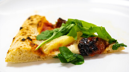 Traditional Brazilian rustic artisan pizza