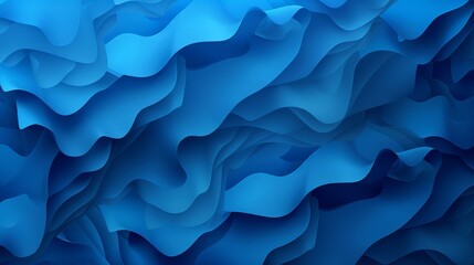 Obraz premium Dynamic blue wavy pattern abstract background, ideal for websites and presentations