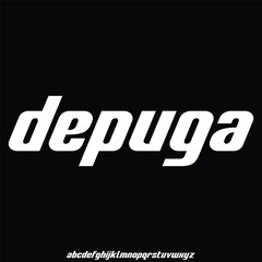urban modern futuristic modern geometric font