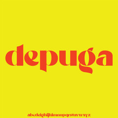 urban modern futuristic modern geometric font