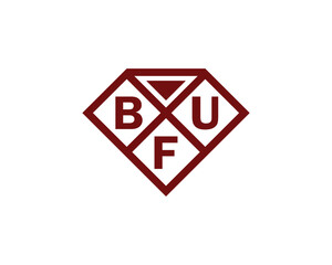 BFU logo design vector template. BFU logo design.