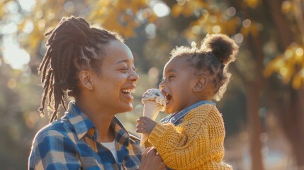 Obraz premium The Mother and Child Fun