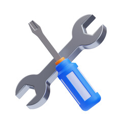 PNG 3D Tools icon isolated on a white background