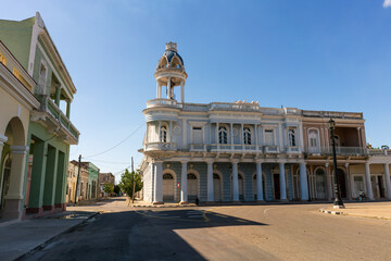 Great Blue colonial Palace, Museum of Arts, Ferrer Palace, Cienfuegos, Cuba