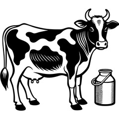 baby cow Vector