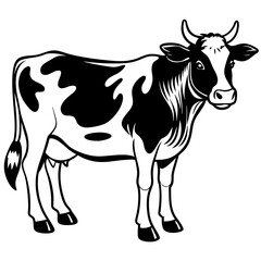 baby cow Vector