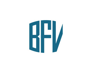 BFV logo design vector template. BFV Logo design.
