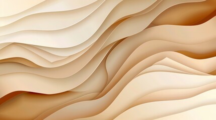 Obraz premium Modern background with fluid shapes creating a sense of depth