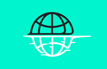 Deep web and dark web illustration