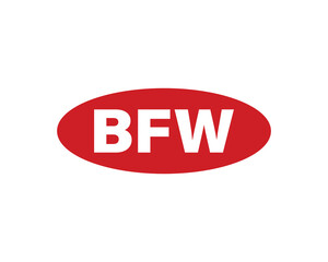 BFW logo design vector template. BFW logo design.