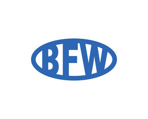 BFW logo design vector template. BFW logo design.