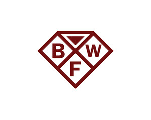 BFW logo design vector template. BFW logo design.