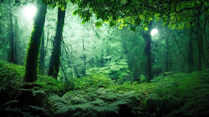 Fototapeta premium forest in the morning