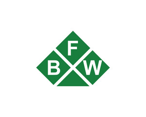 BFW logo design vector template. BFW logo design.