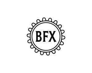 BFX Logo design vector template. BFX Logo design.