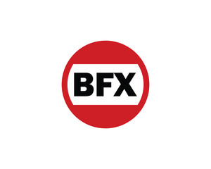 BFX Logo design vector template. BFX Logo design.