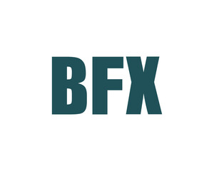 BFX Logo design vector template. BFX Logo design.