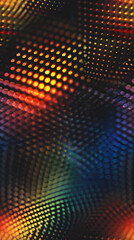 Fototapeta premium Colorful dots forming a seamless swirling pattern on abstract background