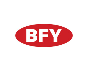 BFY logo design vector template. BFY logo design.