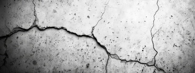 Obraz premium A monochrome image of a wall fissure resembling a ground crack