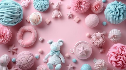 Pink Perfection: Baby Girl Accessories for a Dreamy Baby Shower
