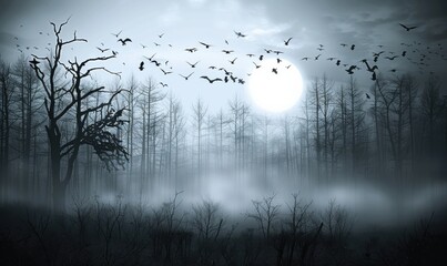 Haunted Forest Night