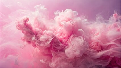 Fototapeta premium Pink Ink Swirls Abstract, Abstract , Pink , Swirl , Art
