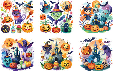 Fototapeta premium Halloween Vactor Design