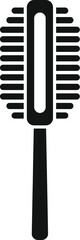 Toilet brush with long handle for deep cleaning icon