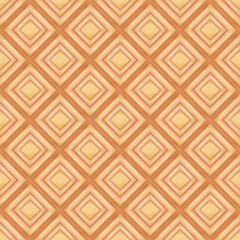 Seamless geometric pattern. Brown and yellow print.