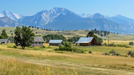 Rustic Cabin nestled in Montana's Valley