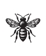 vector Bee vector art,graphics Bees icons set,vintage illustration Bee clipart,vector Bees flat style artwork design