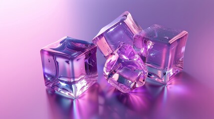 Purple Ice Cubes