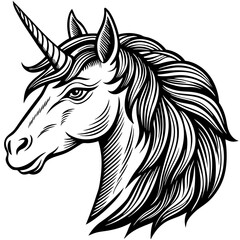 horse head vector