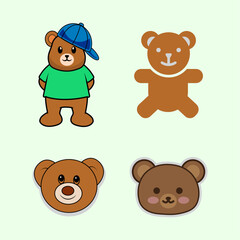 Adorable Teddy Bear Collection Design