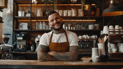 The Smiling Tattooed Barista