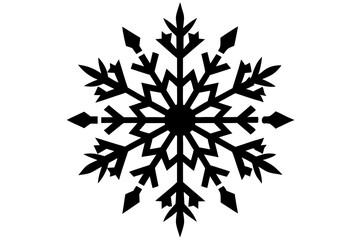 cute snowflakes collection nice element for christ vector illustration