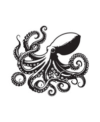 vector octopus vector art,graphics octopuss icons set,vintage illustration octopus clipart,vector octopuss flat style artwork design