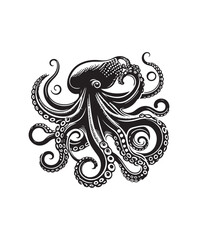 vector octopus vector art,graphics octopuss icons set,vintage illustration octopus clipart,vector octopuss flat style artwork design
